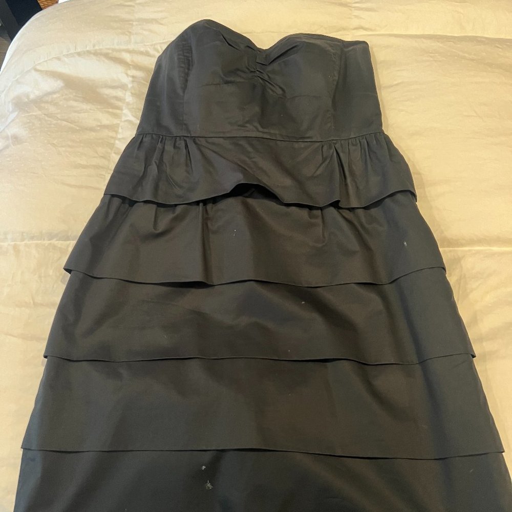 J.Crew Strapless Dress, Black - Size 6
